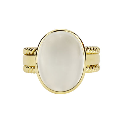 Ring - Moonstone (1831F) | Singhvi Jewels