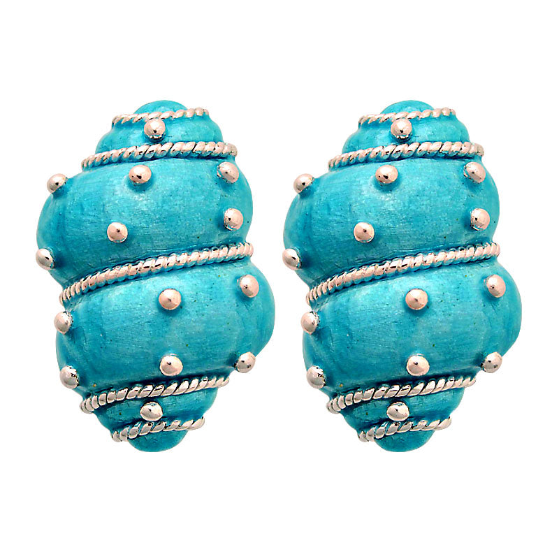 Earrings-Sterling Silver ( Enamel)