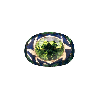 Ring- Peridot (Enamel)  (530O)
