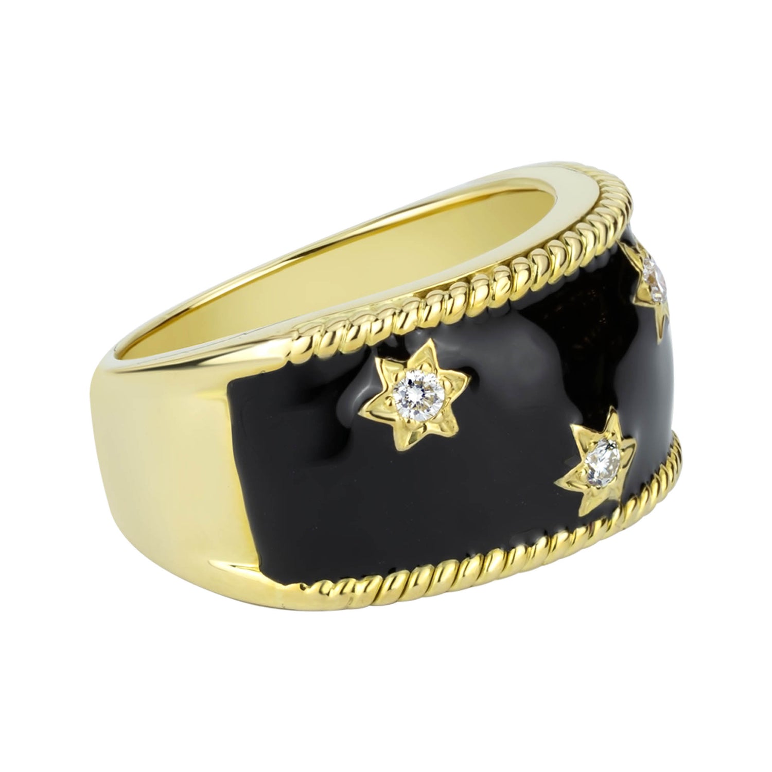 Ring - Diamond (enamel) (1283F) | Singhvi Jewels