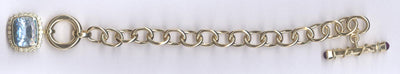 Repair - Bracelet - Blue Topaz and Diamond with Amethyst in 18K Gold (2114B)