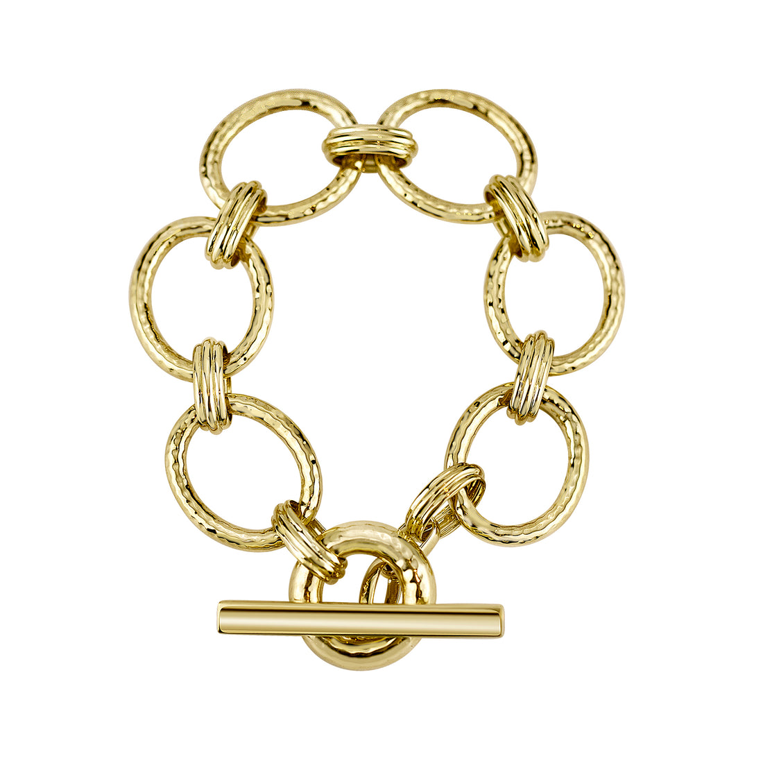 Toggle Bracelet - Gold | Singhvi Jewels