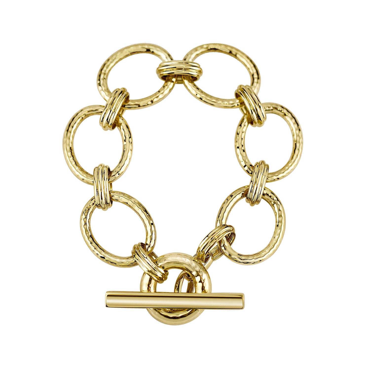 Toggle Bracelet - Gold | Singhvi Jewels