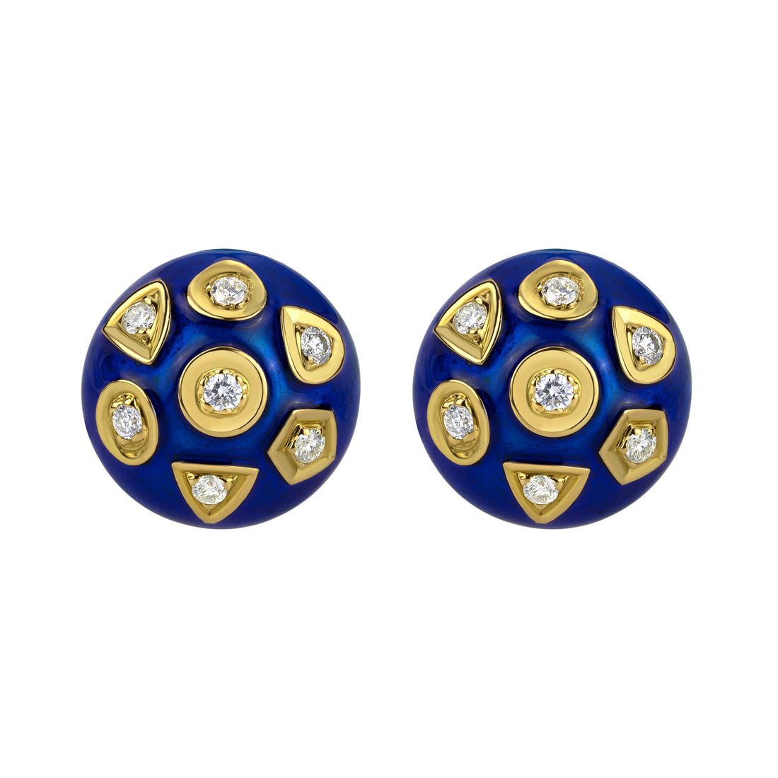 Earrings - Diamond (Enamel) | Singhvi Jewels