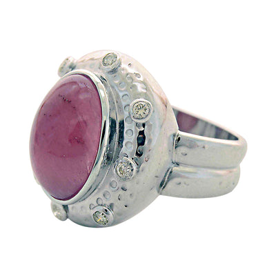 Ring - Rubellite And Diamond