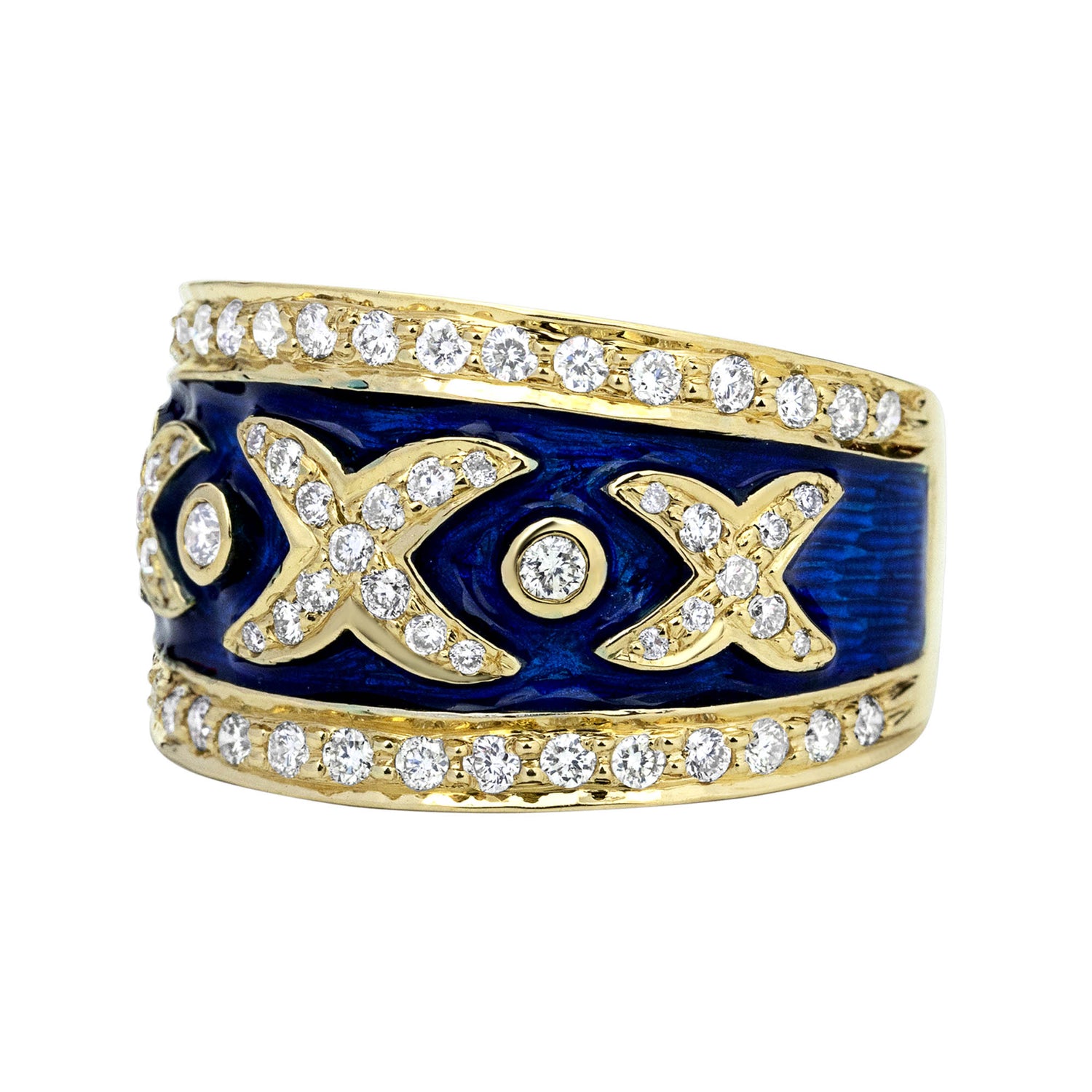 Ring - Diamond (enamel) (2322A) | Singhvi Jewels