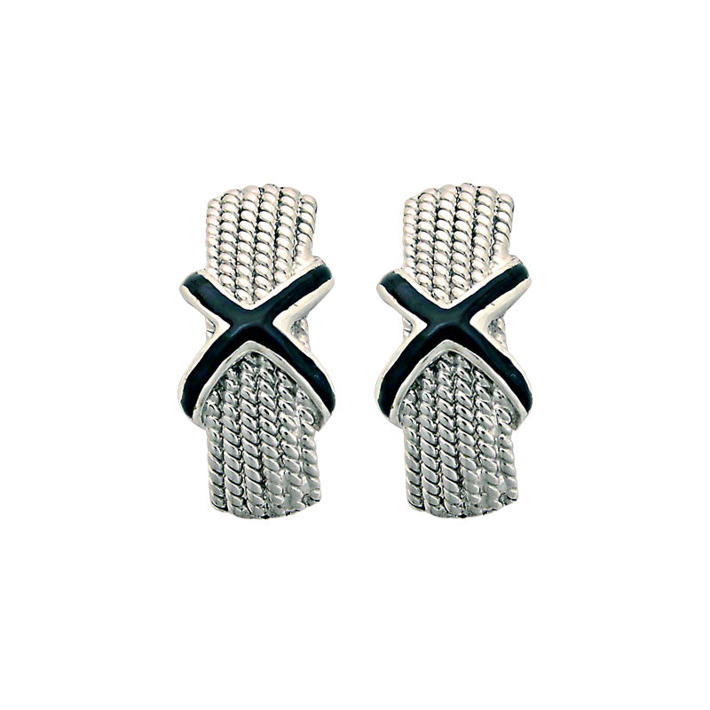 Earrings-Sterling Silver (Enamel) | Singhvi Jewels