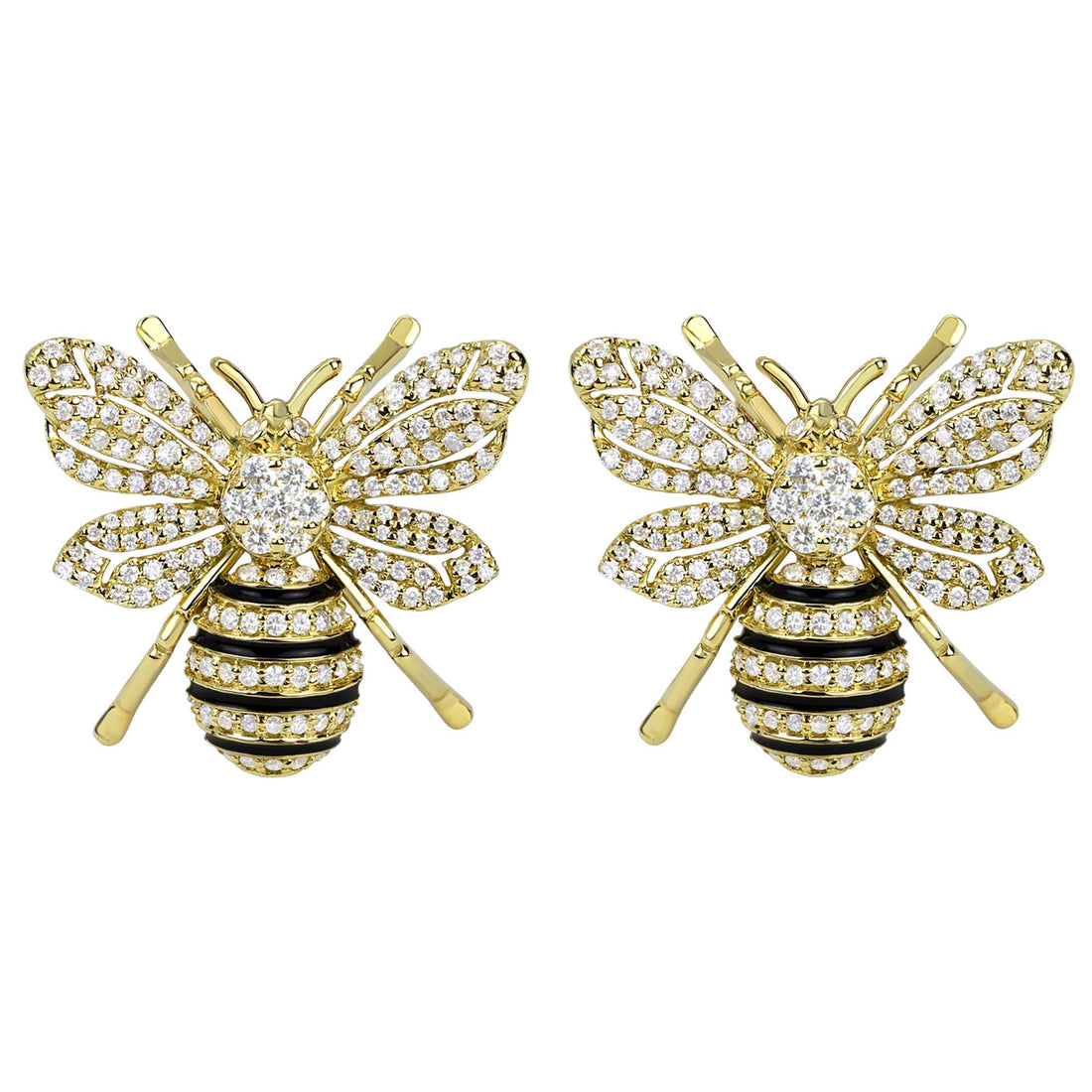 Earrings - Diamond (Enamel) | Singhvi Jewels