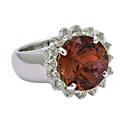Ring - Tourmaline And Diamond