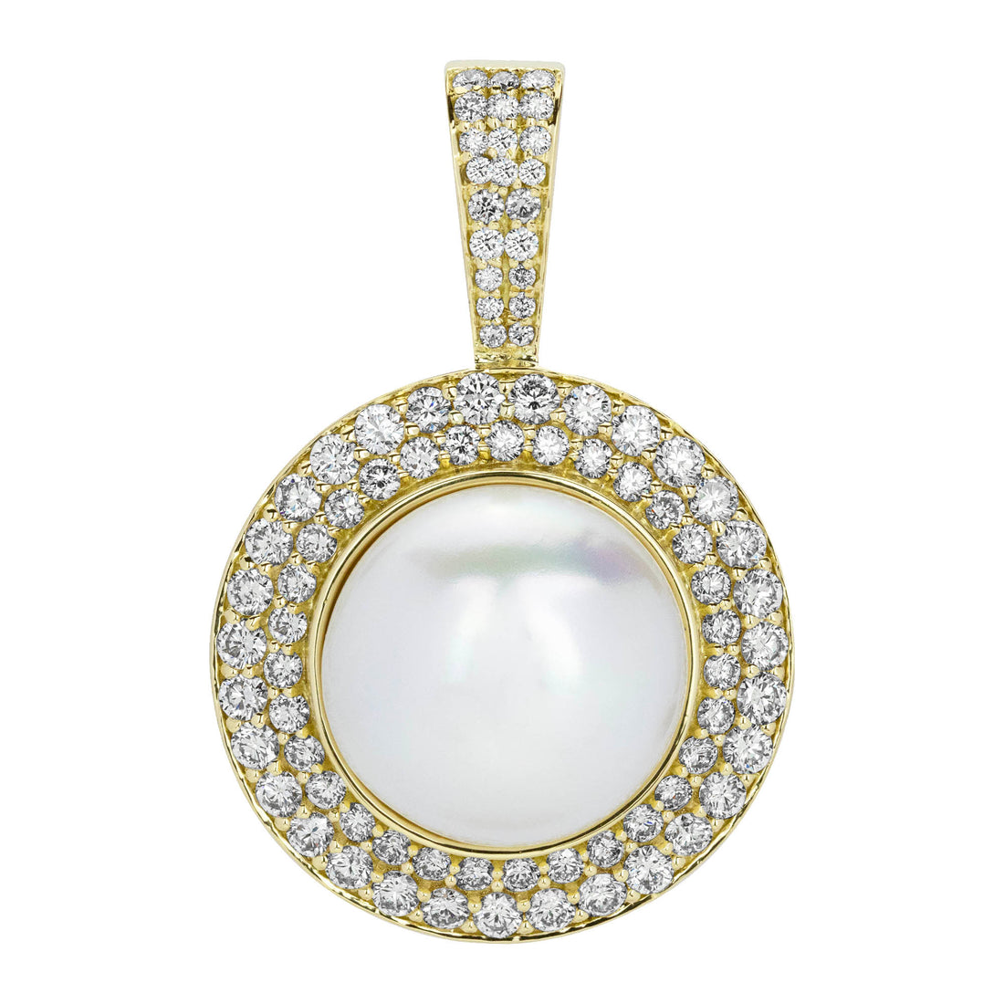 Pendant - Fresh Water Pearl and Diamond | Singhvi Jewels