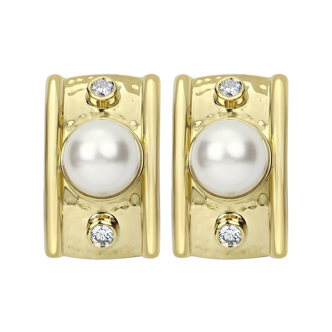Earrings - South Sea Pearl and Diamond | Singhvi Jewels