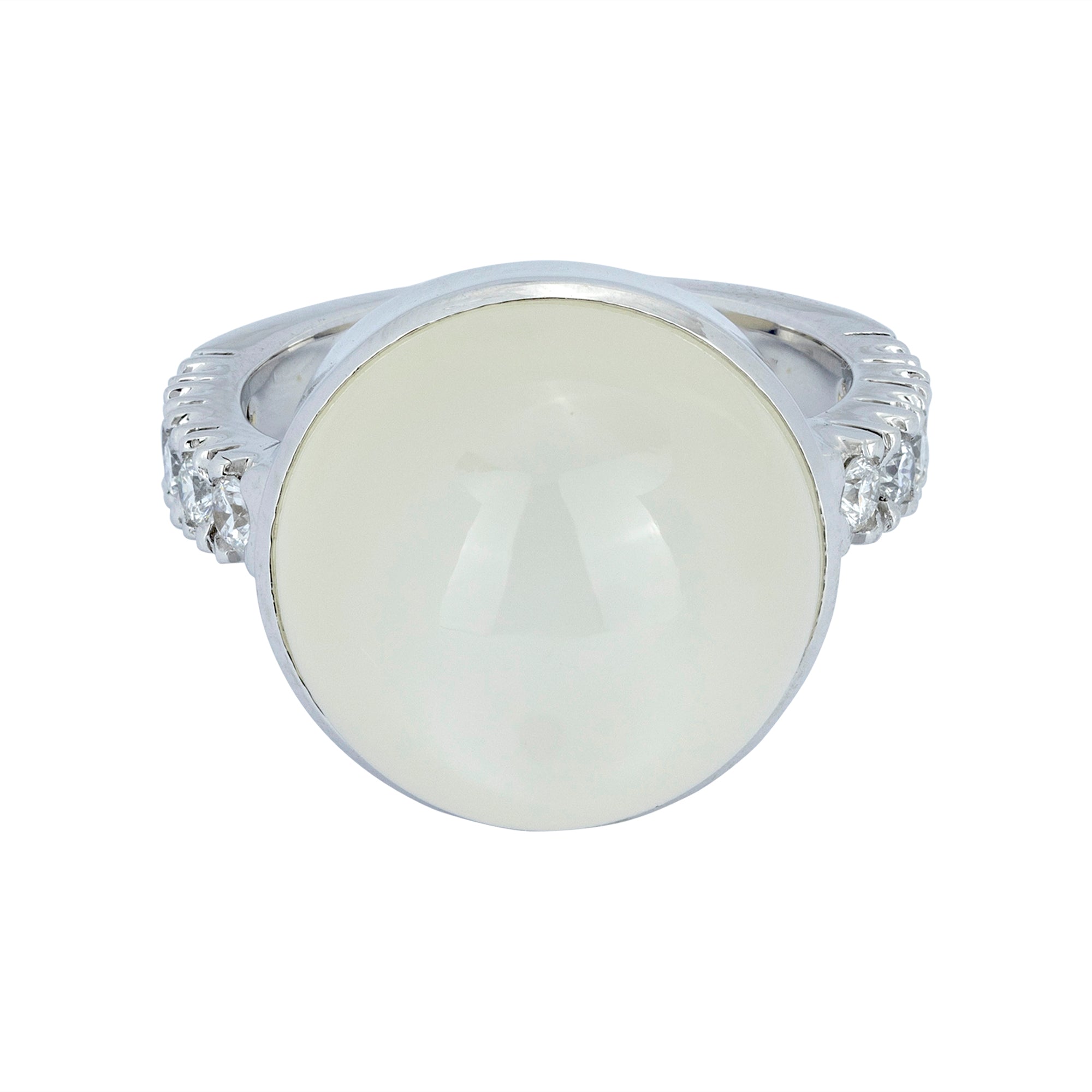 Repair - Ring - Moonstone And Diamond (2273D) | Singhvi Jewels