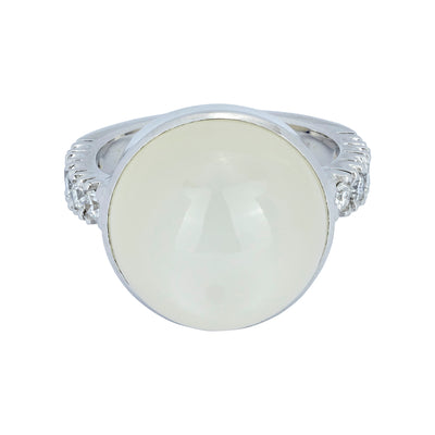 Repair - Ring - Moonstone And Diamond (2273D)