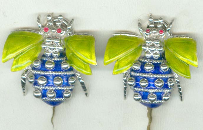 Repair - Earrings - Ruby (Enamel) (76FS) | Singhvi Jewels