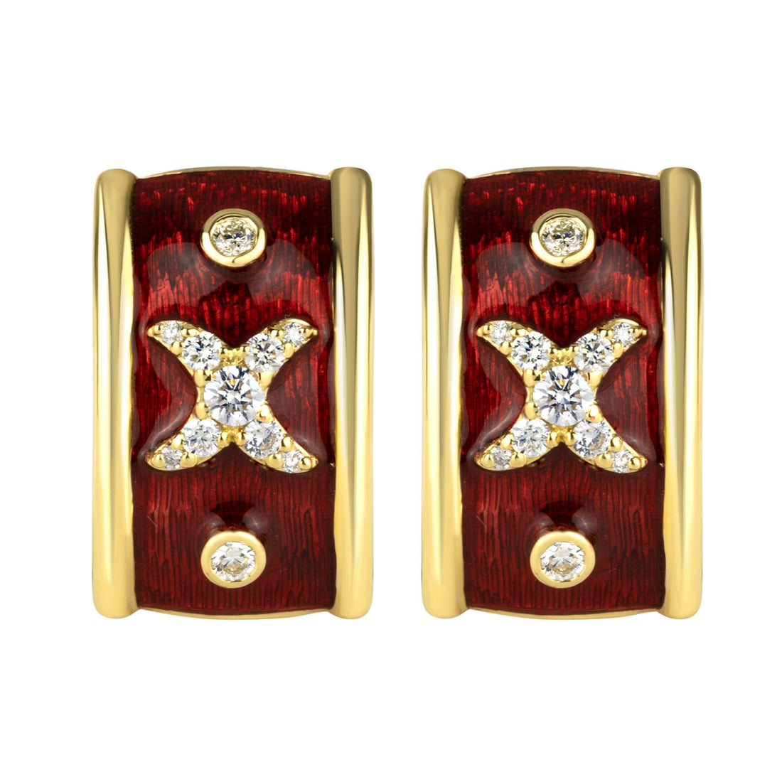 Earrings - Diamond (Enamel) | Singhvi Jewels