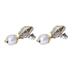 Earrings-South Sea Pearl and Diamond