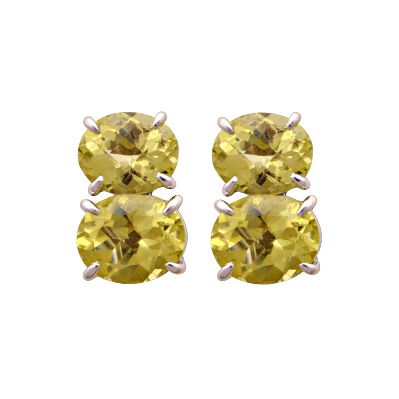 Earrings-Lemon Quartz | Singhvi Jewels