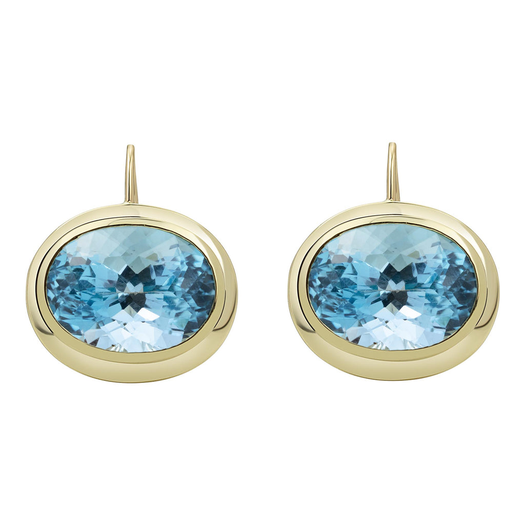 Earrings - Blue Topaz