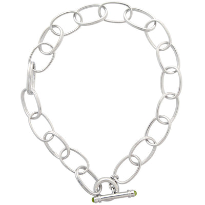 Toggle Necklace - Peridot