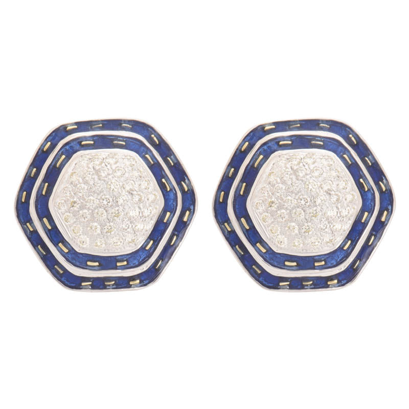 Earrings - Diamond (Enamel) | Singhvi Jewels