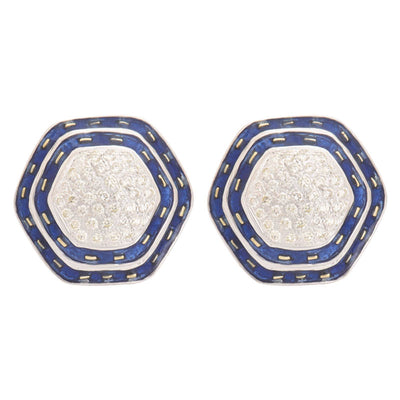 Earrings - Diamond (Enamel)