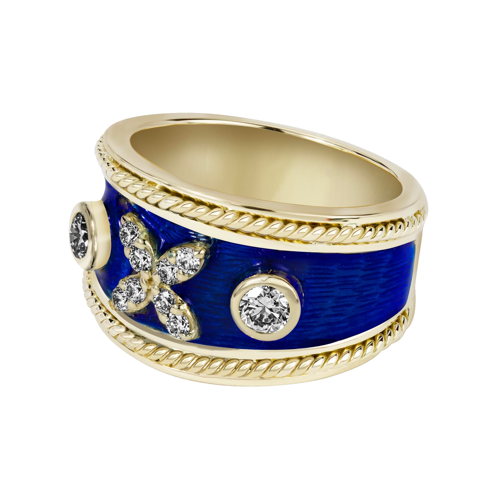 Ring - Diamond (enamel) (2359D) | Singhvi Jewels