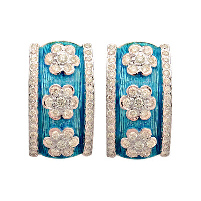Earrings - Diamond (Enamel)