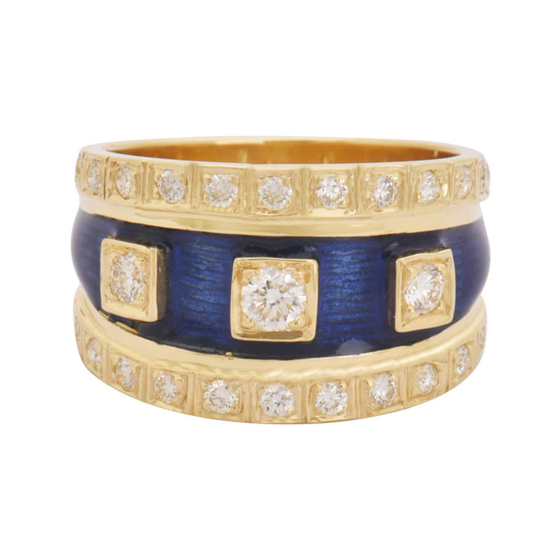 Repair - Ring - Diamond (Enamel) - 2193F | Singhvi Jewels