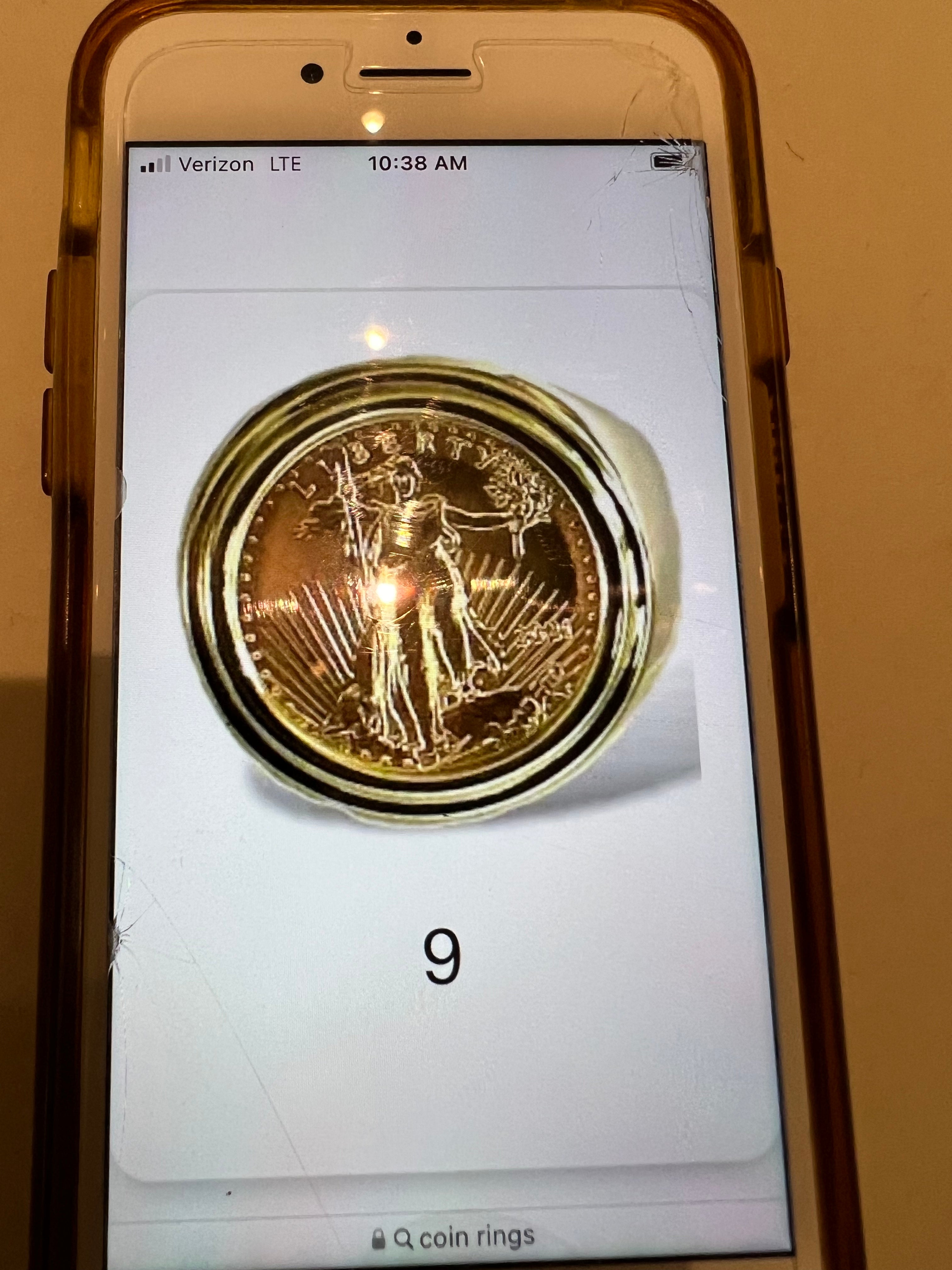 Repair - Ring - Coin in 18K Gold | Singhvi Jewels