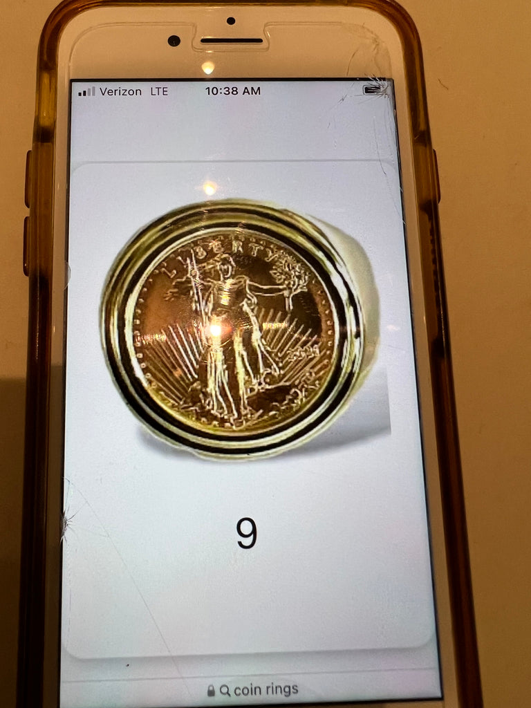 Repair - Ring - Coin in 18K Gold