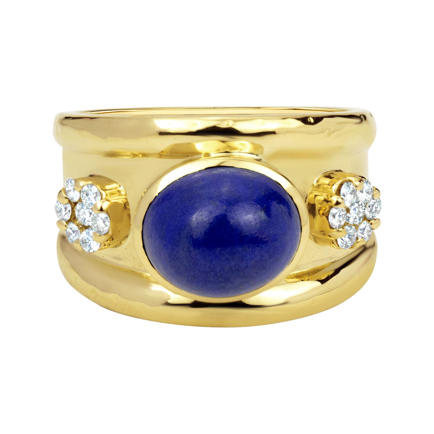 Ring - Lapis Lazuli and Diamond | Singhvi Jewels