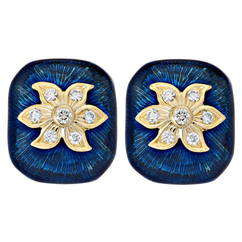 Repair - Earrings - Diamond (Enamel) (21DM) | Singhvi Jewels