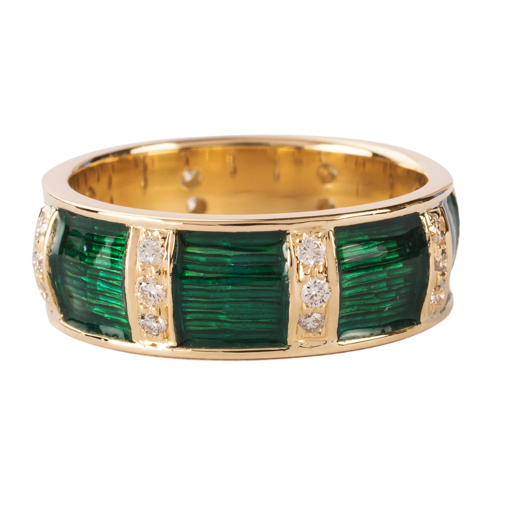 Ring - Diamond with Enamel