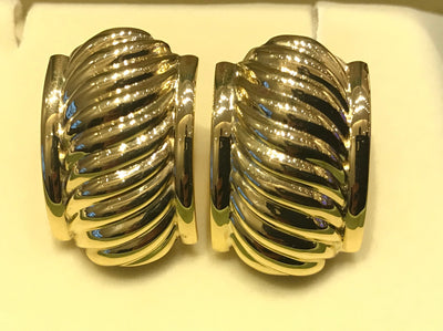 Earrings - Plain Gold