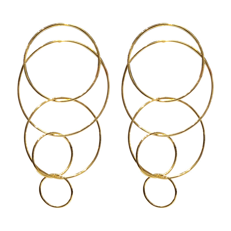 Earrings - Plain Gold – 18K