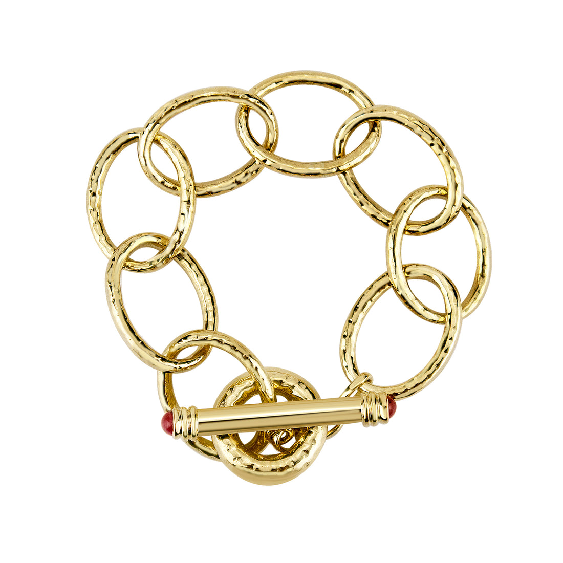 Toggle Bracelet - Ruby | Singhvi Jewels