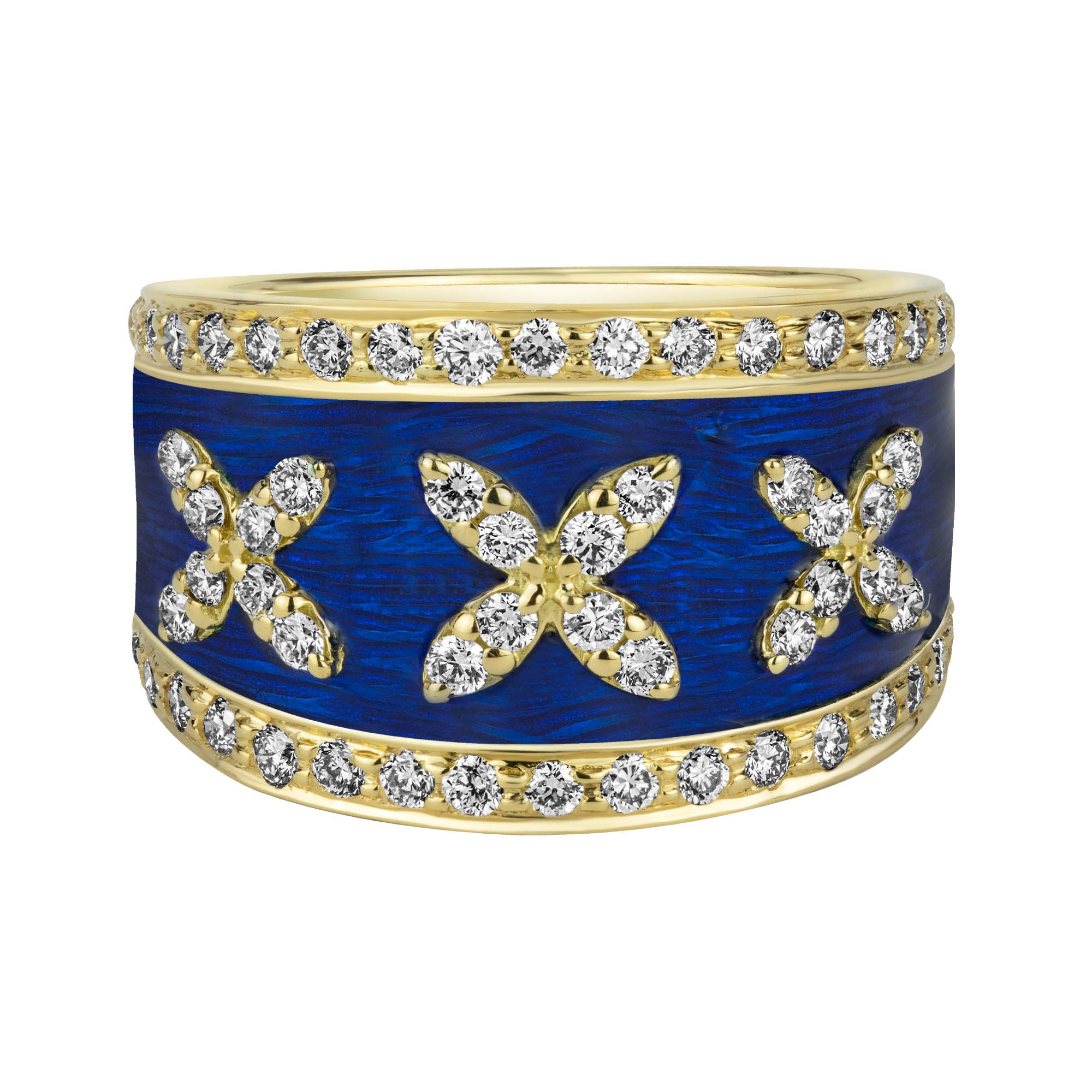 Ring - Diamond (enamel) (2360B) | Singhvi Jewels
