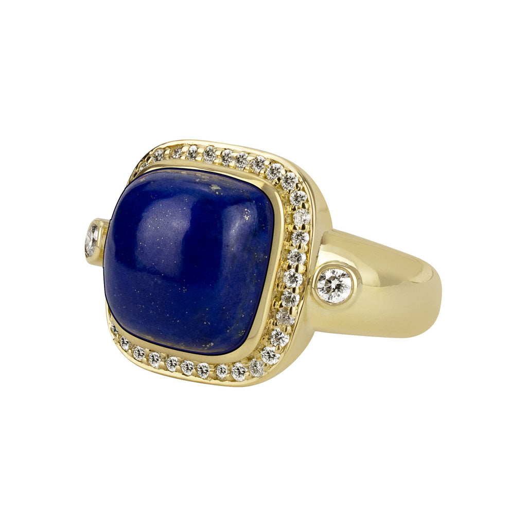 Ring - Lapis Lazuli And Diamond