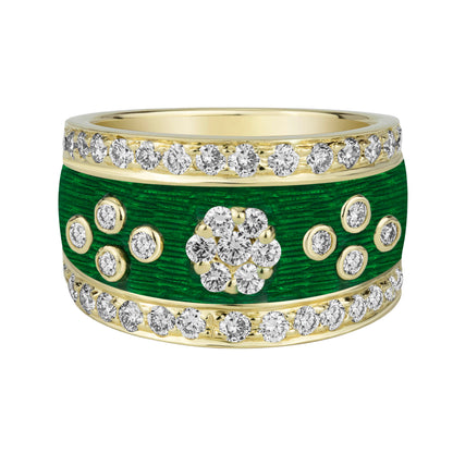 Ring - Diamond (Enamel) | Singhvi Jewels