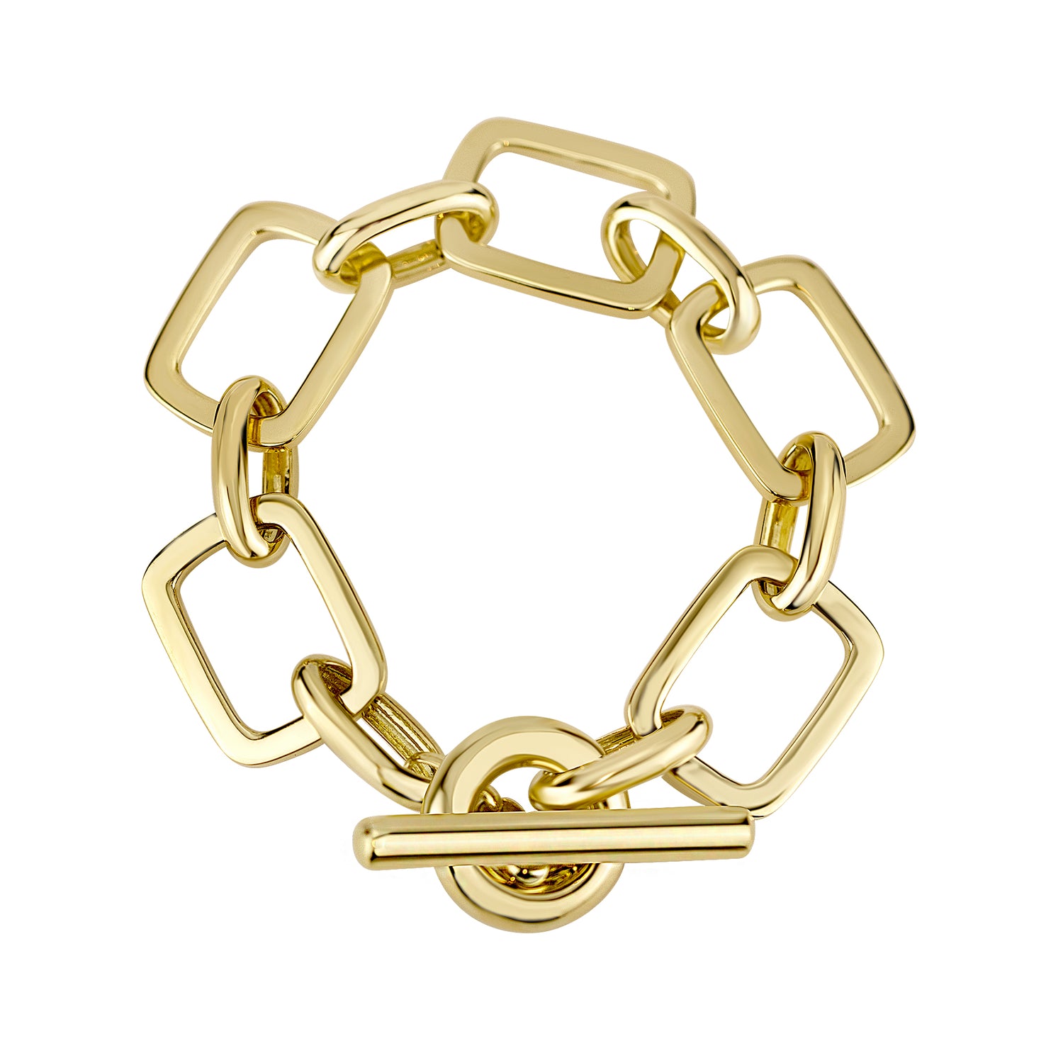 Toggle Bracelet - Gold | Singhvi Jewels