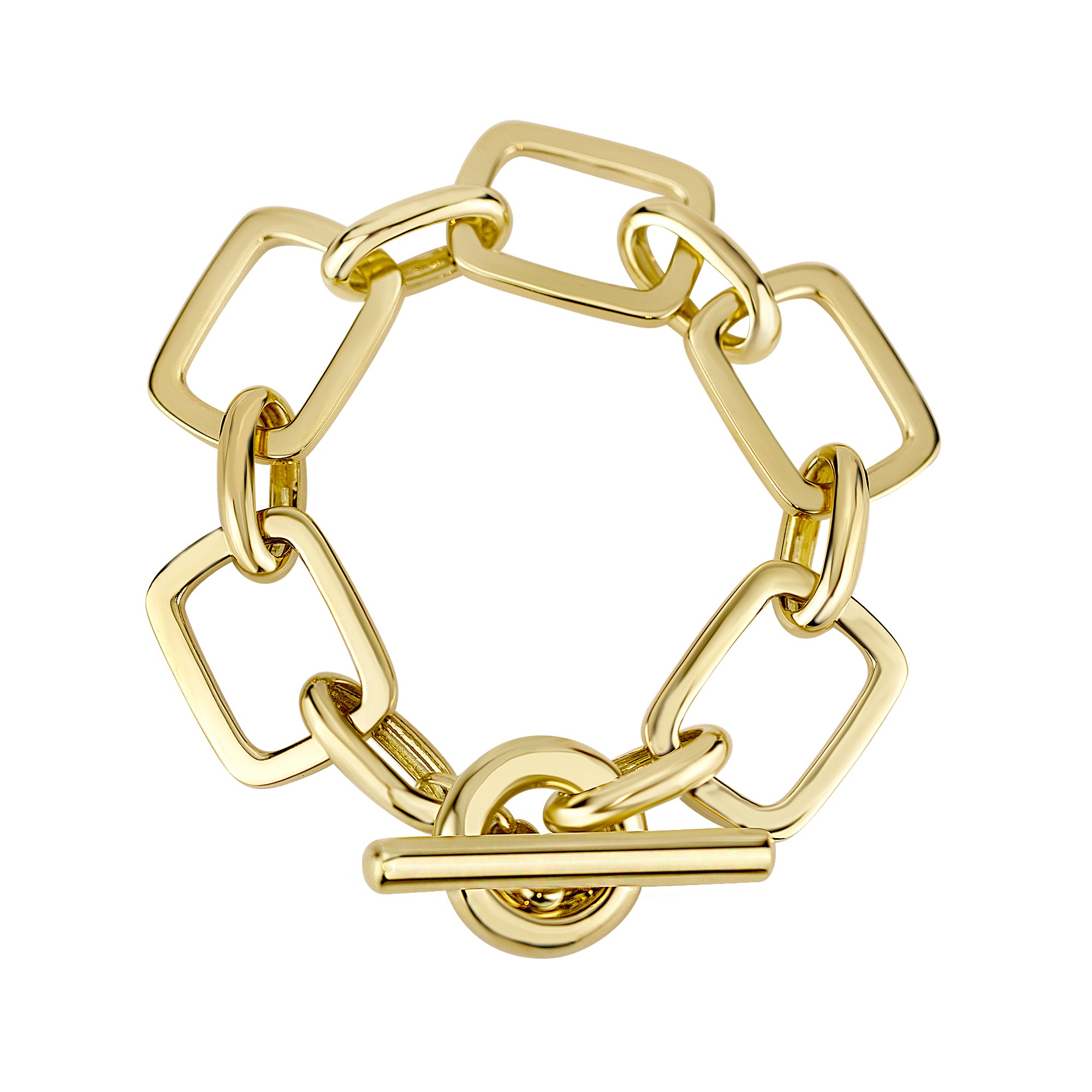 Toggle Bracelet - Gold | Singhvi Jewels