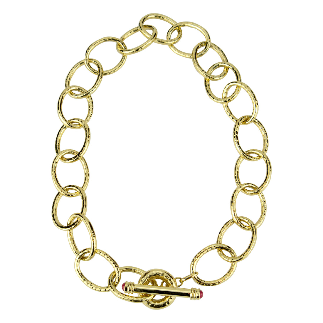 Toggle Necklace - Ruby | Singhvi Jewels