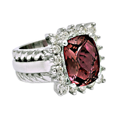 Ring - Tourmaline And Diamond