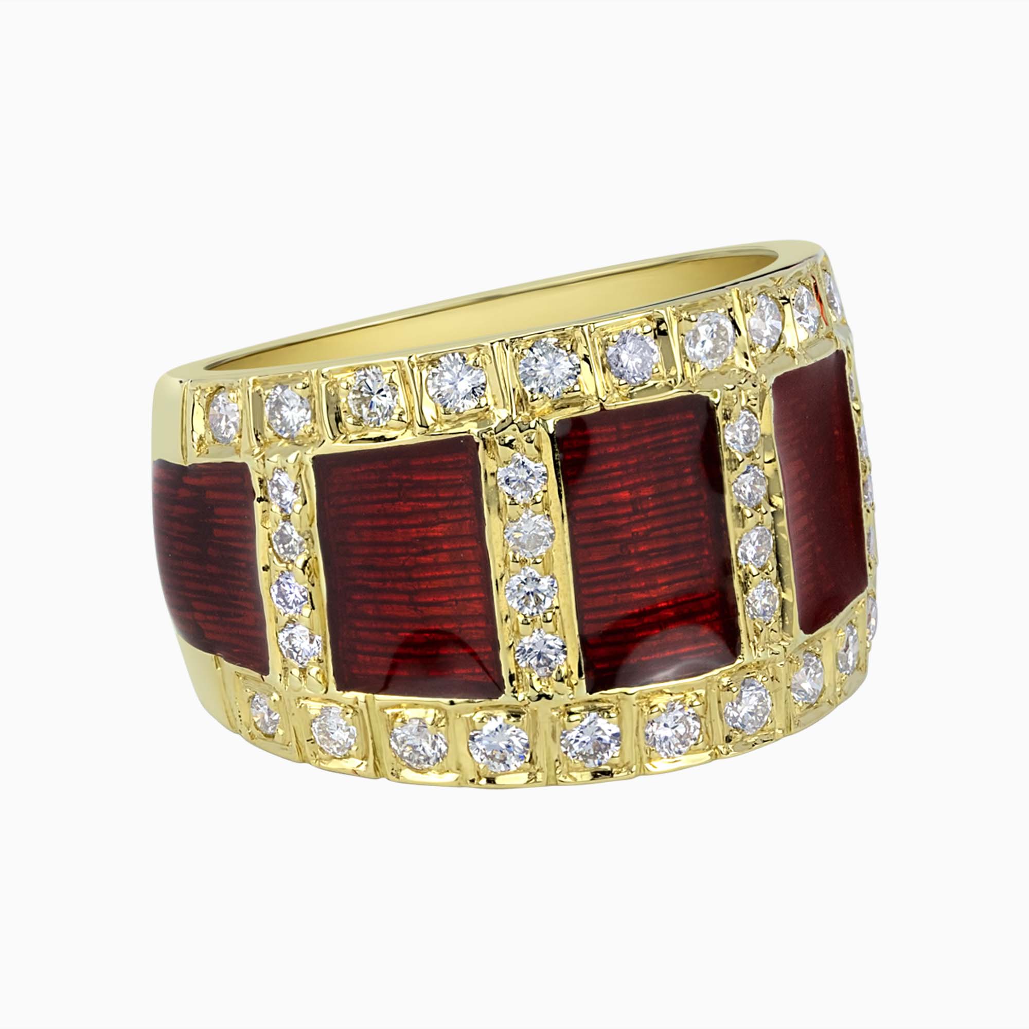 Ring - Diamond (enamel) | Singhvi Jewels