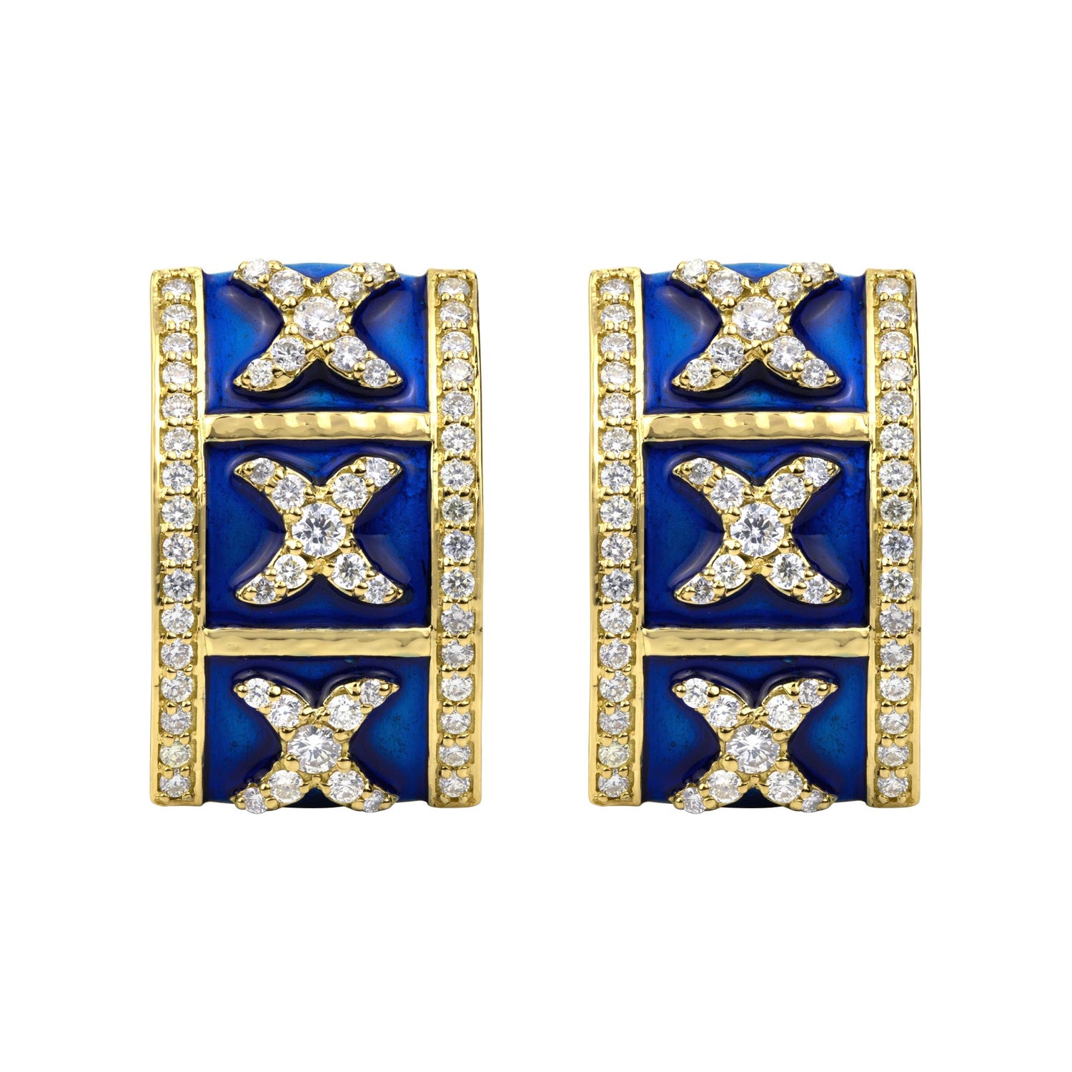 Earrings - Diamond (Enamel) | Singhvi Jewels