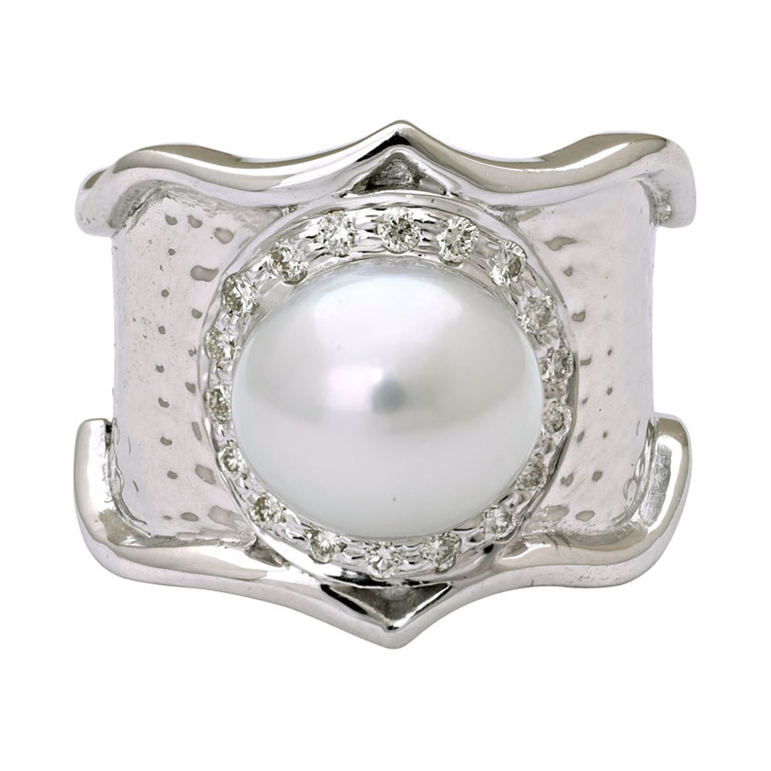 Ring- S.s. Pearl And Diamond (222LS) | Singhvi Jewels