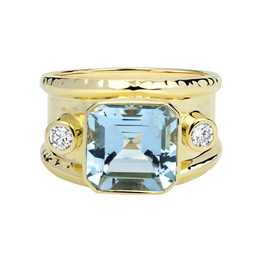 Ring - Aquamarine and Diamond | Singhvi Jewels