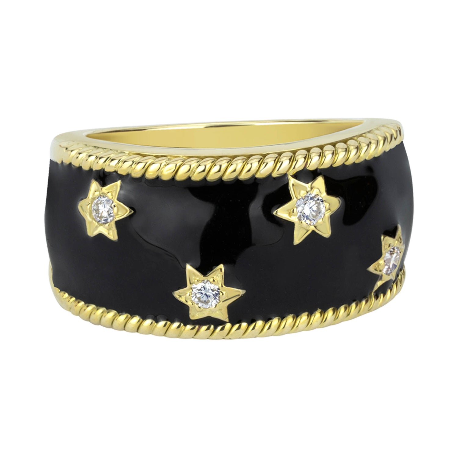 Ring - Diamond (enamel) (1283F) | Singhvi Jewels