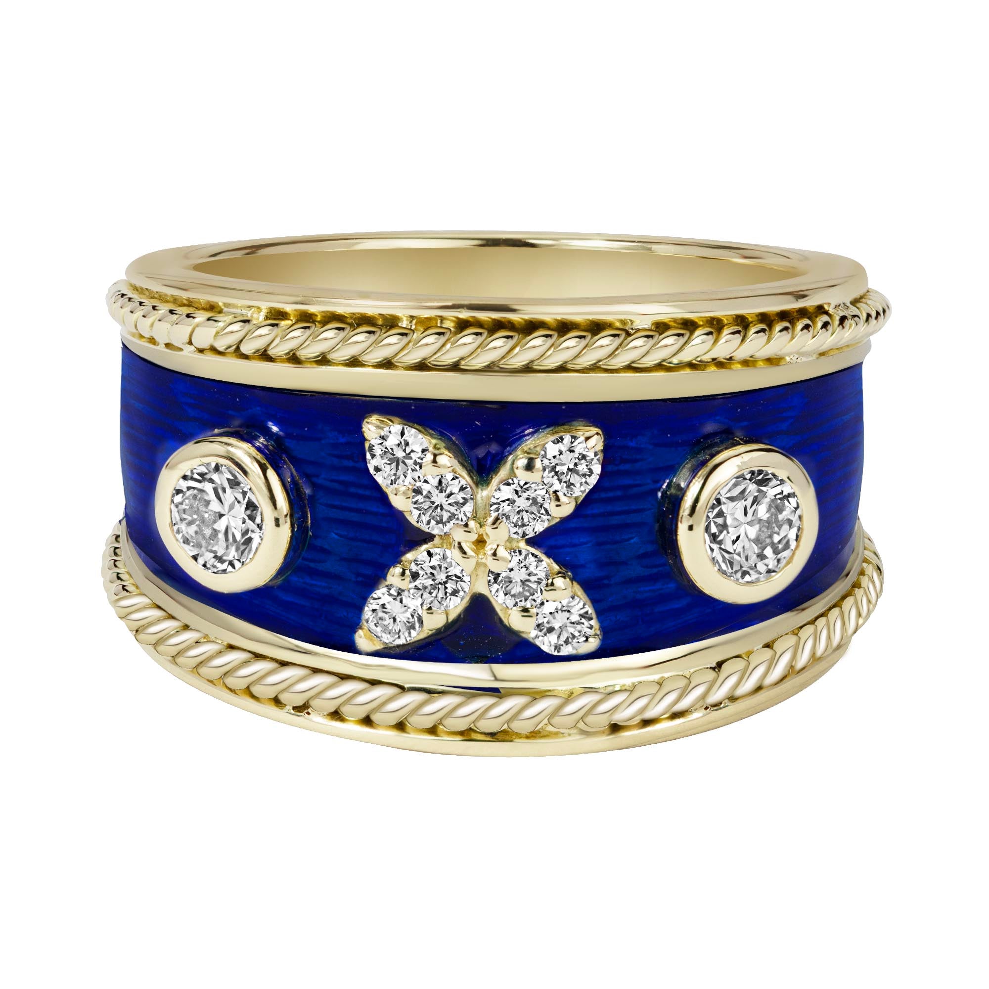Ring - Diamond (enamel) (2359D) | Singhvi Jewels